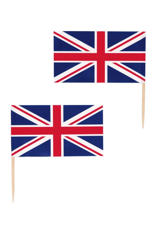 Wickedfun Union Jack 30 Flag Picks (12 Packs)