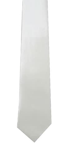 Wickedfun White Plain Neck Tie