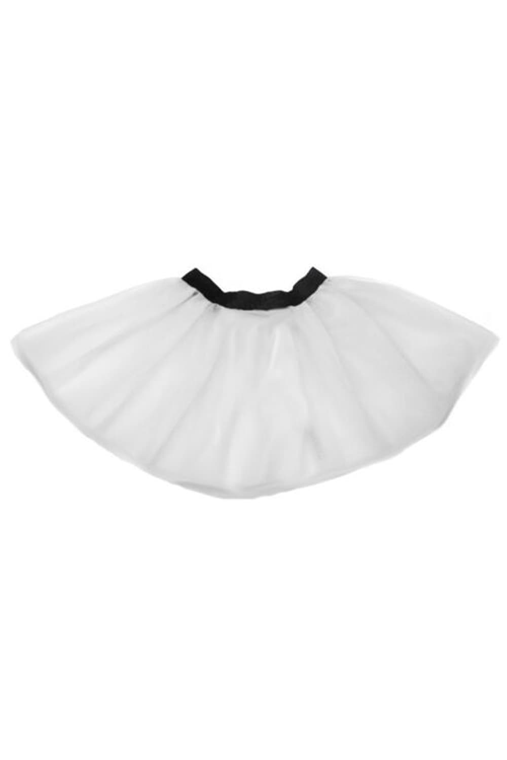 Crazy Chick Adult 2 Layer White Tutu Skirt