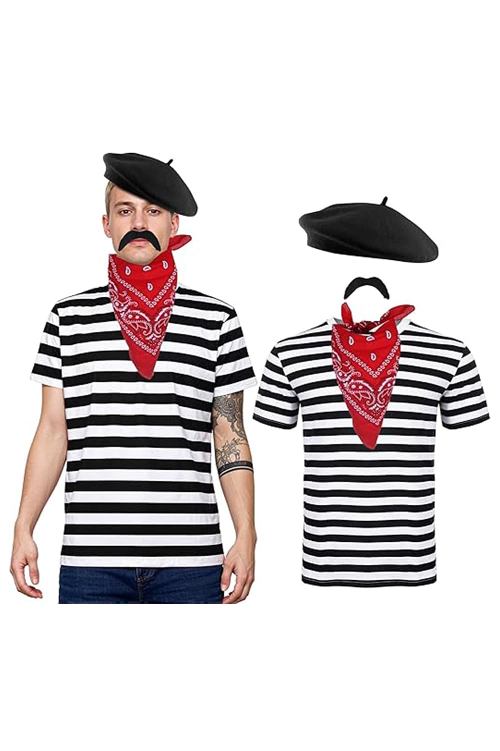 Wickedfun 4pc French Man Costume