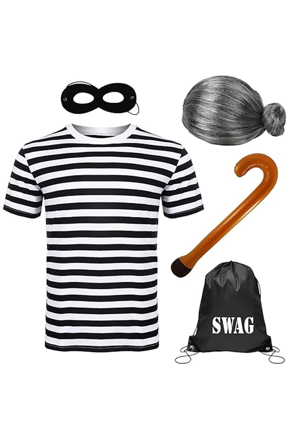 Wickedfun 5pc Gangster Grandma Costume