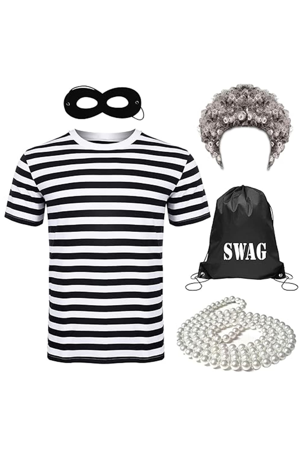 Wickedfun 5pc Gangster Granny Costume