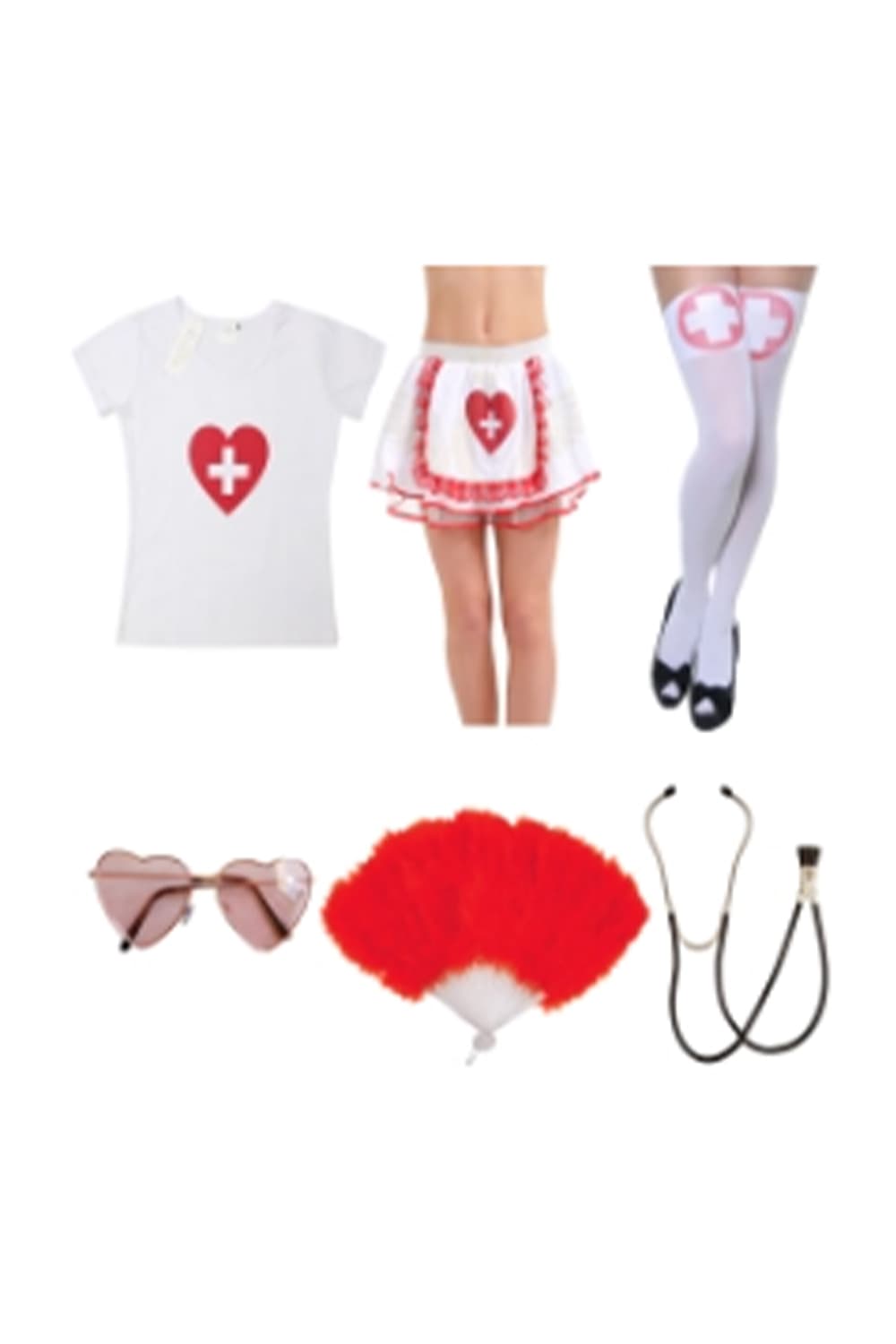 Wickedfun 6pc Naughty Nurse Set