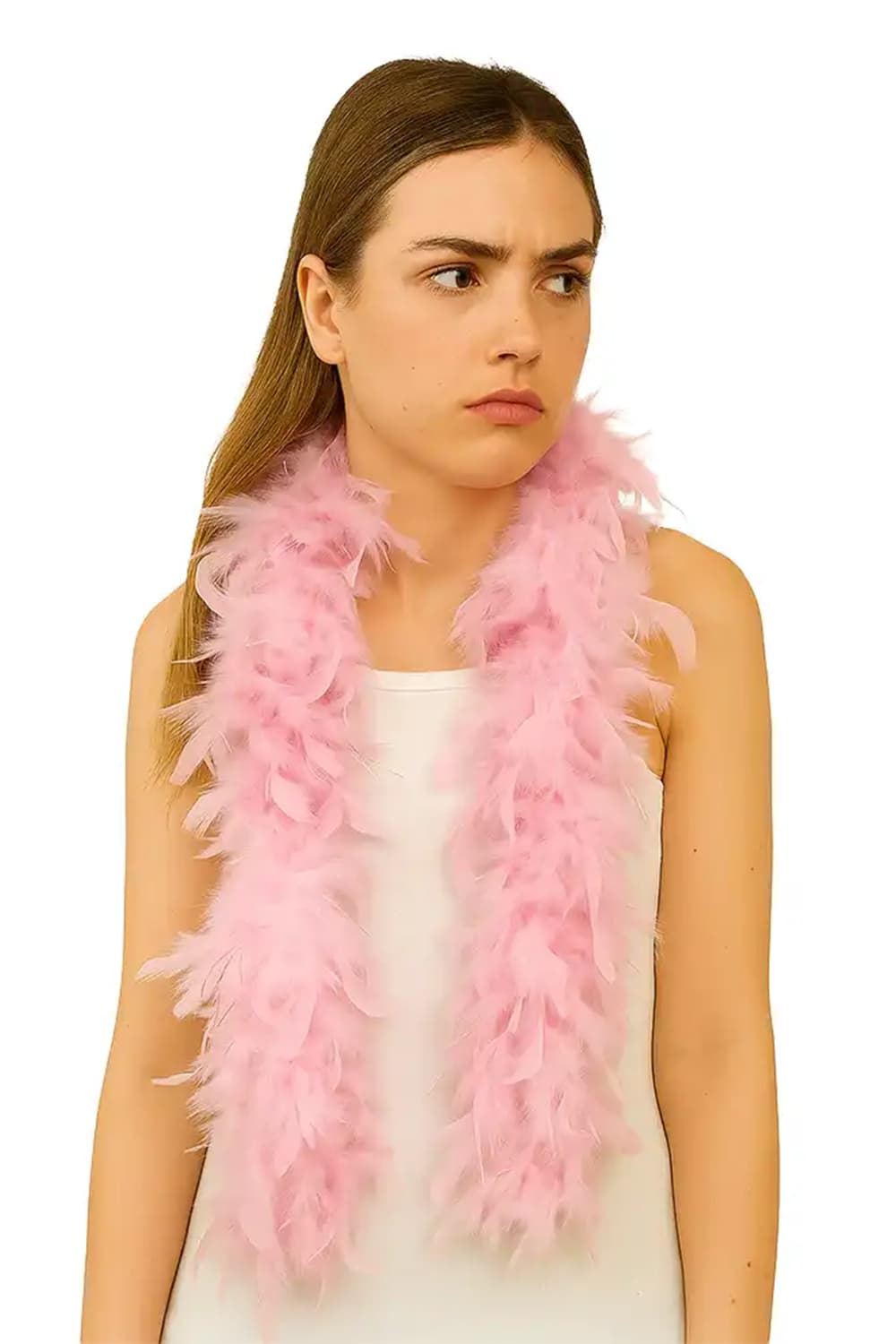 Wickedfun Baby Pink Feather Boa 150cm