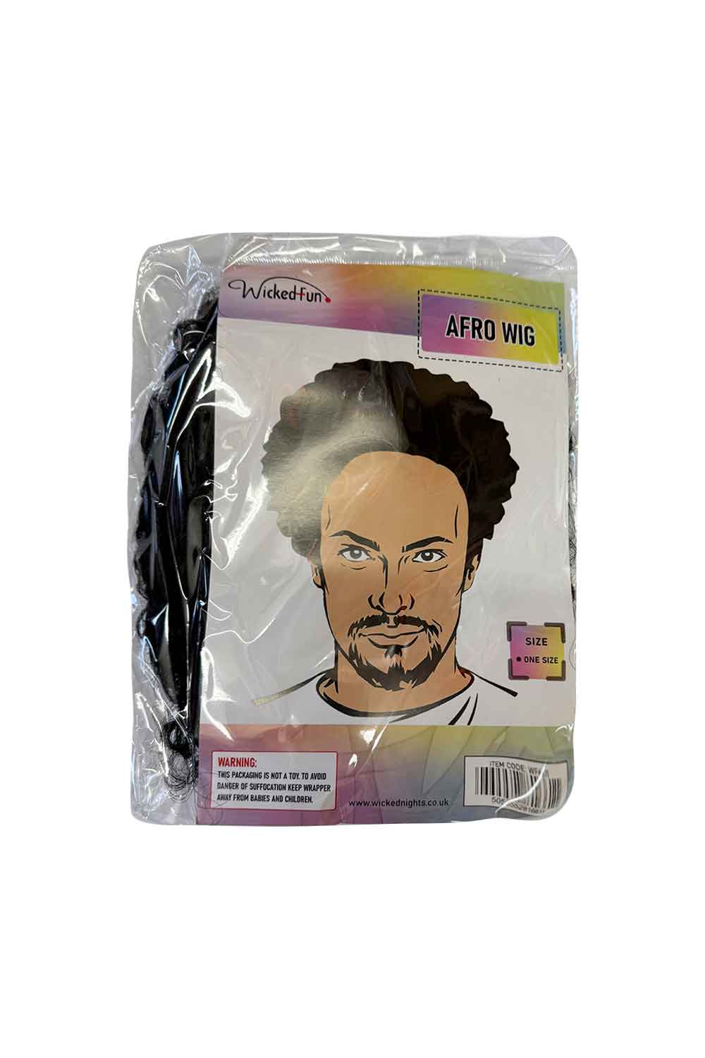 Wickedfun Black Afro Wig