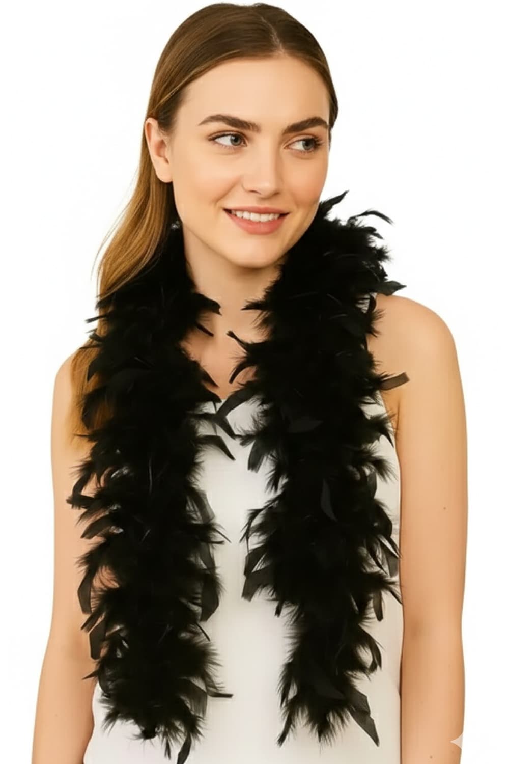 Wickedfun Black Feather Boa 150cm