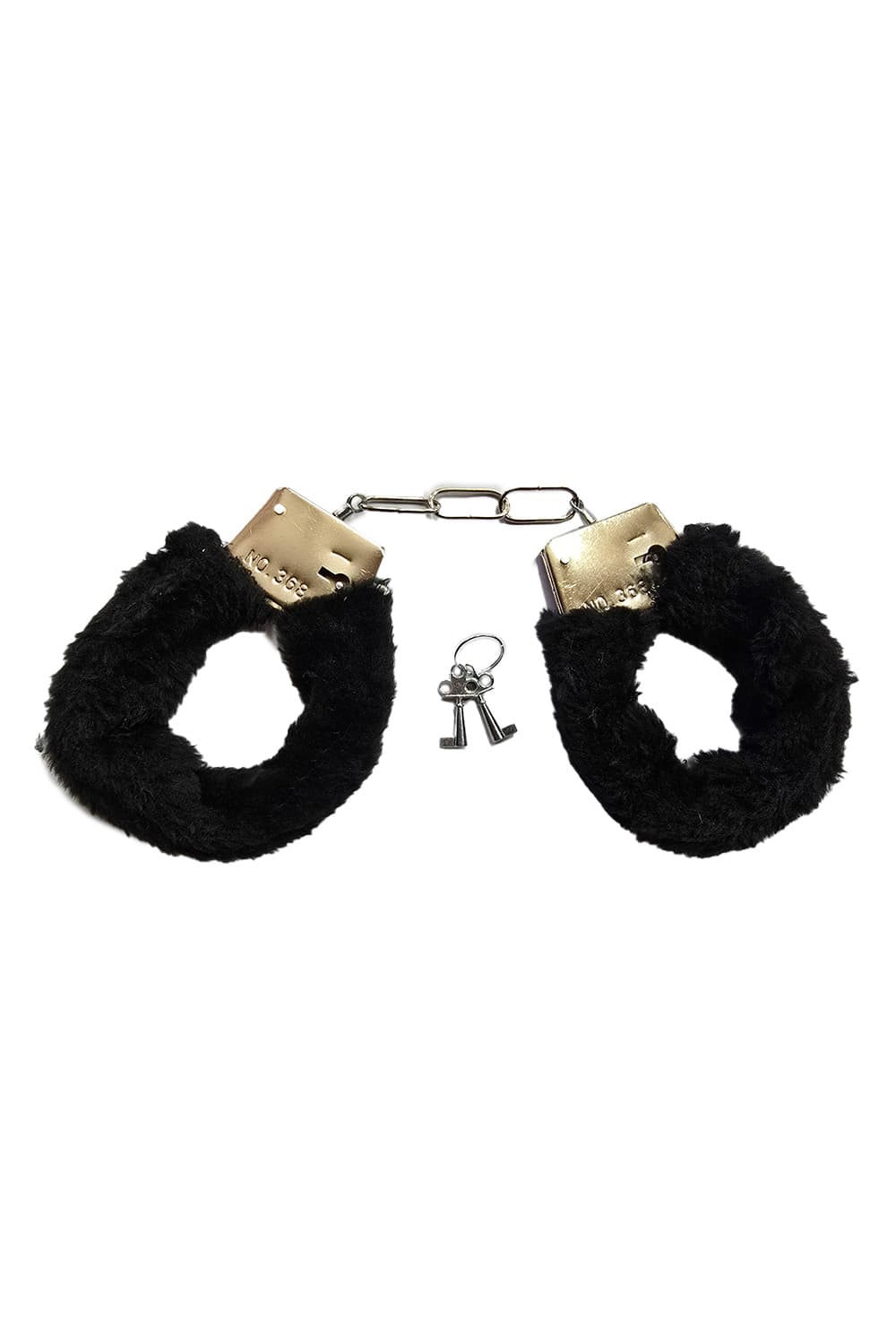 Wickedfun Black Furry Handcuffs