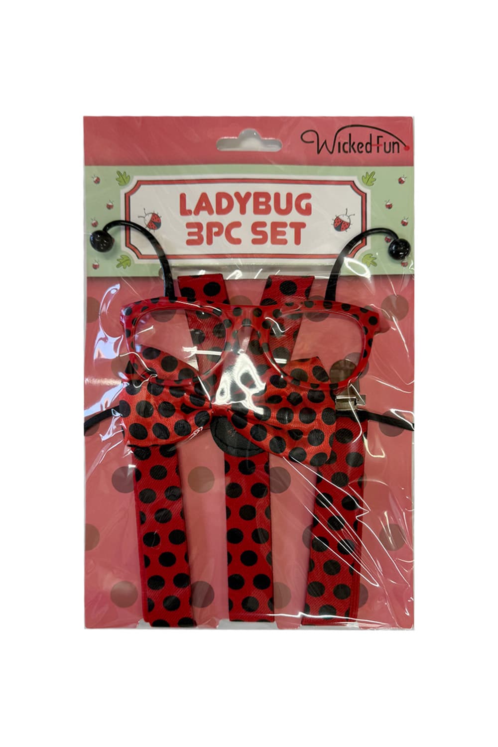 Wickedfun Ladybug 3PC Set