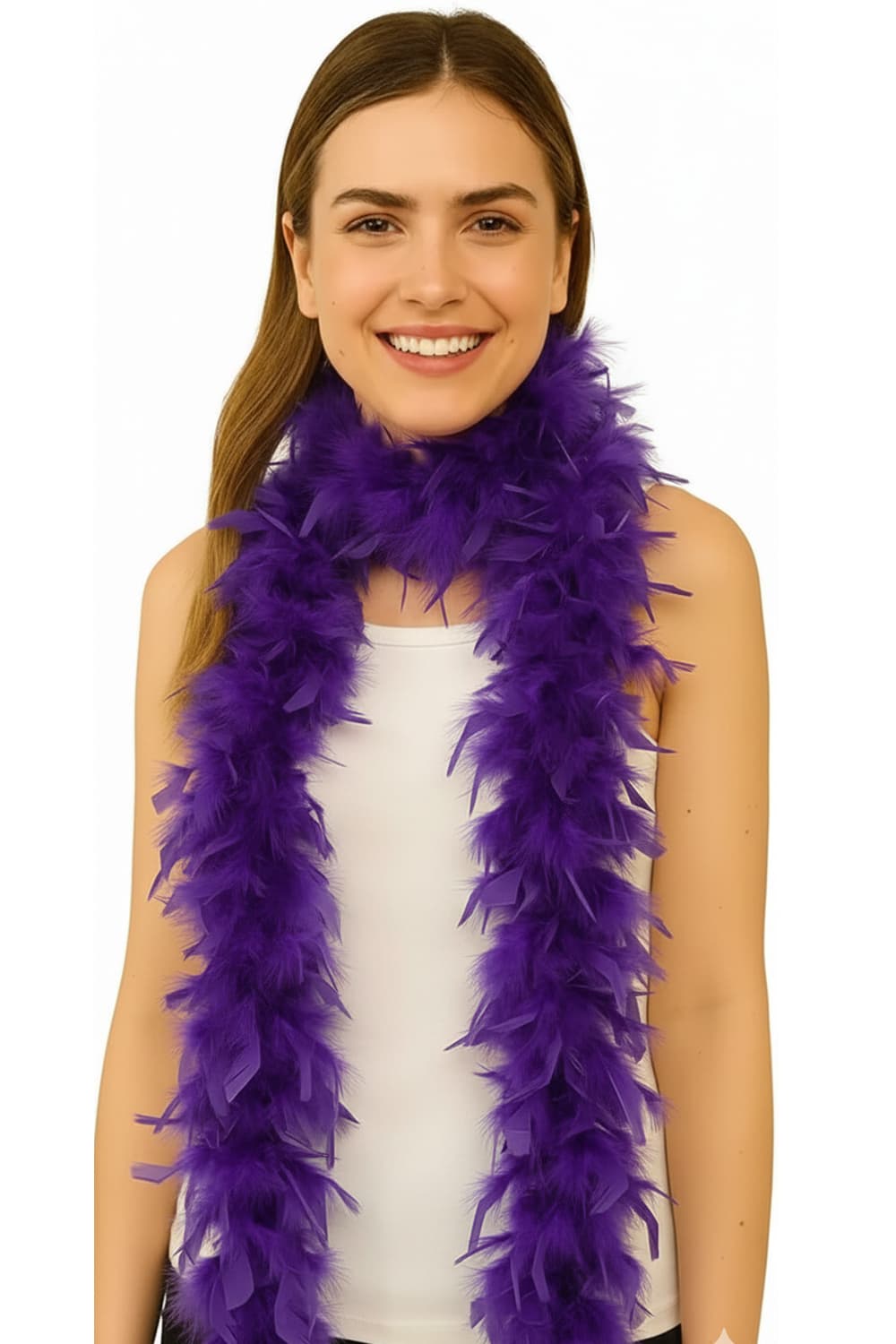 Wickedfun Purple Feather Boa 150cm