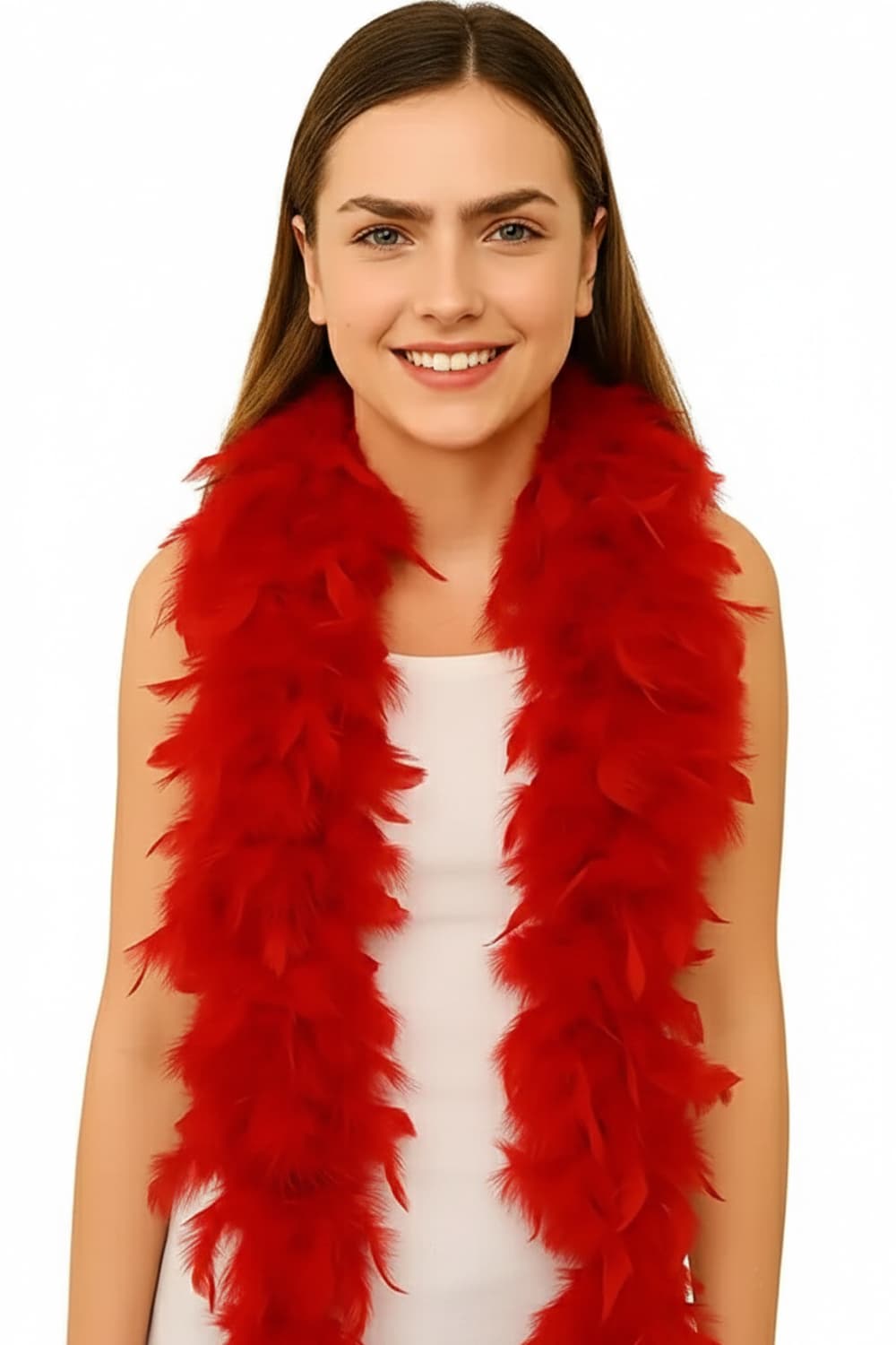Wickedfun Red Feather Boa 150cm