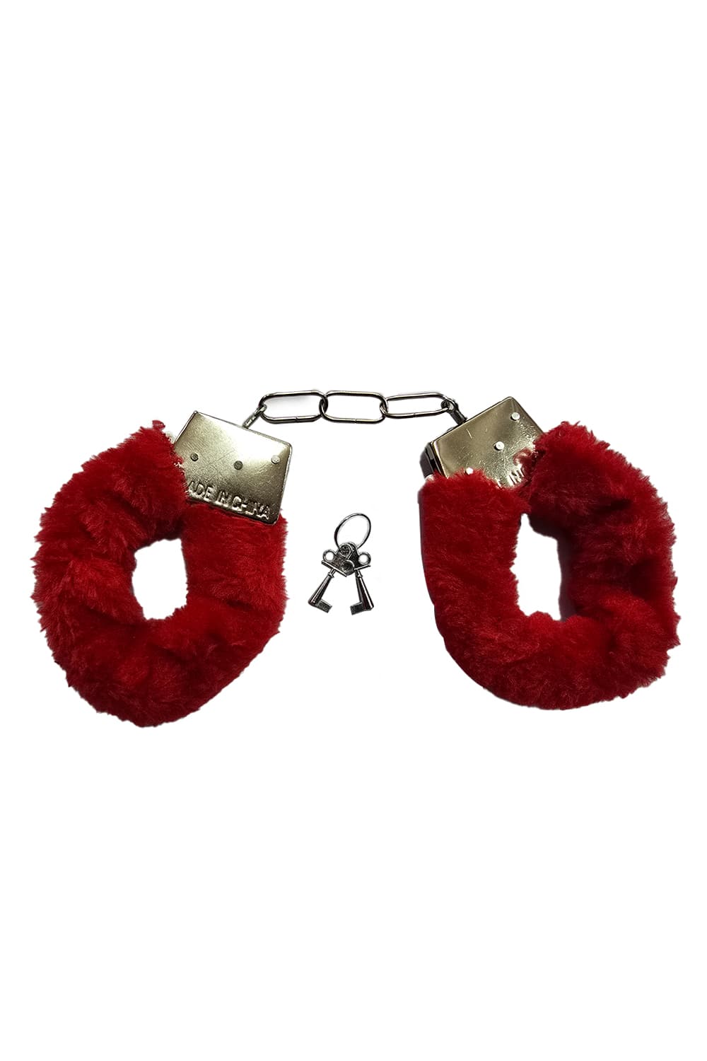 Wickedfun Red Furry Handcuffs