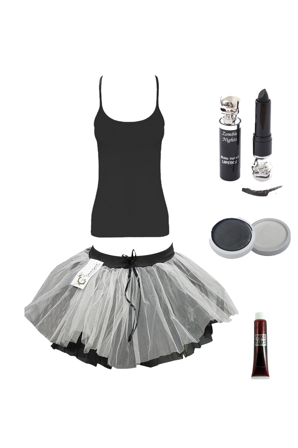 Wickedfun Zombie Tutu 5 Pcs Set