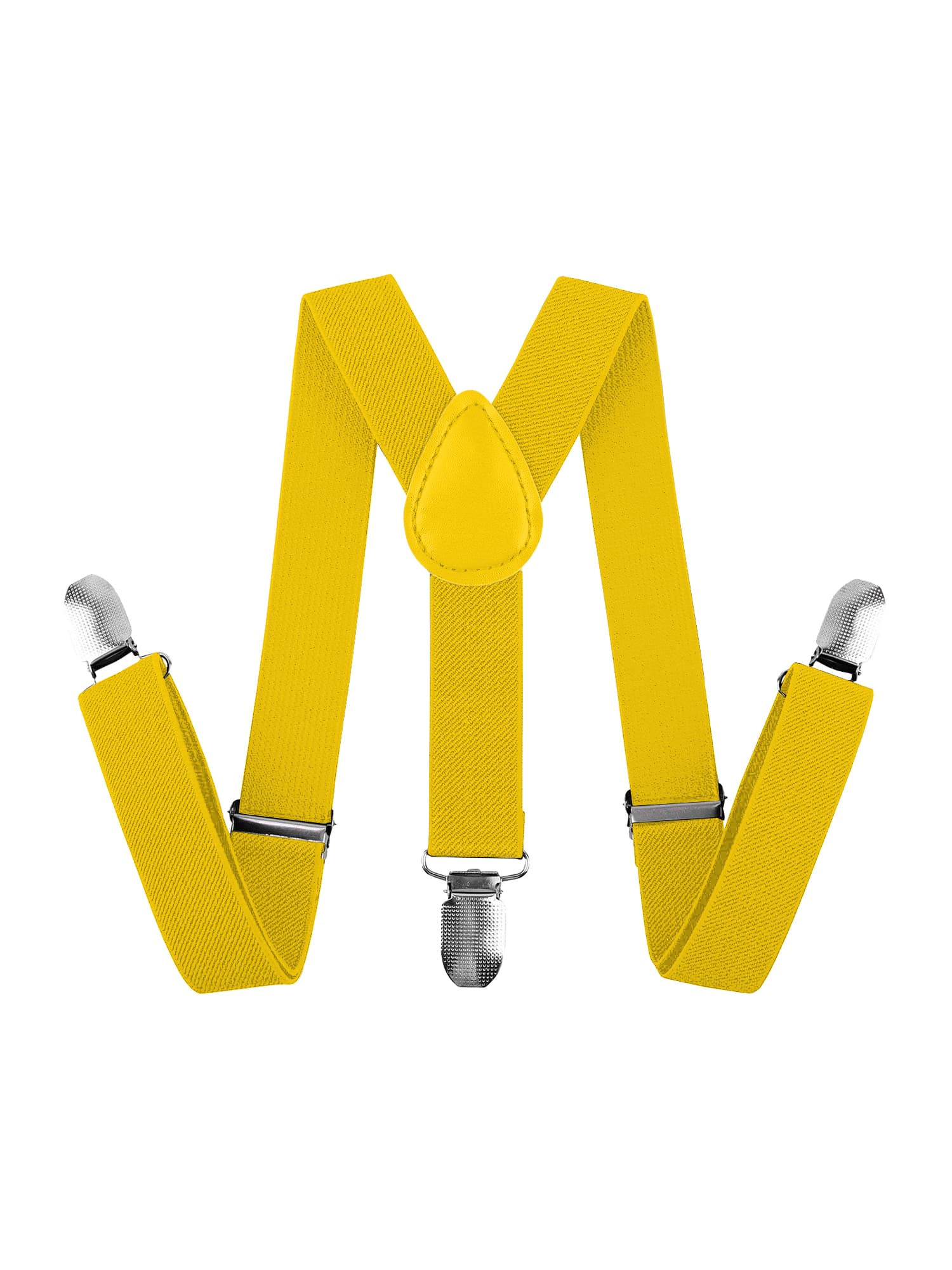 Wickedfun Yellow Plain Braces (3.5cm)